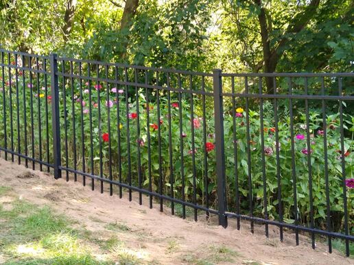 Top Tier Fence Company - Black Decorative aluminiun Fence- installation - Milan-saline-ypsilanti-ann arbor-tecumseh-saline-bellville- canton-plymouth-dundee-dexter-chelsea-pinckeny-brighton-clinton-adrian